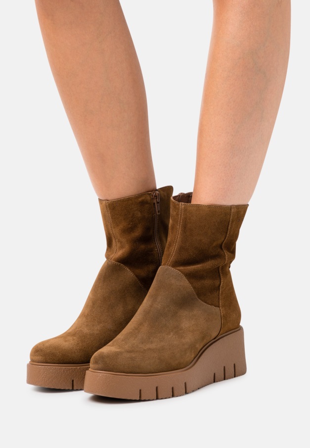 Kvinner Plattform Ankel Boots Gabor Svart