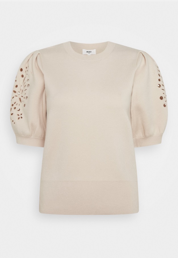 Svart/leopard Gabor Ballettpumper