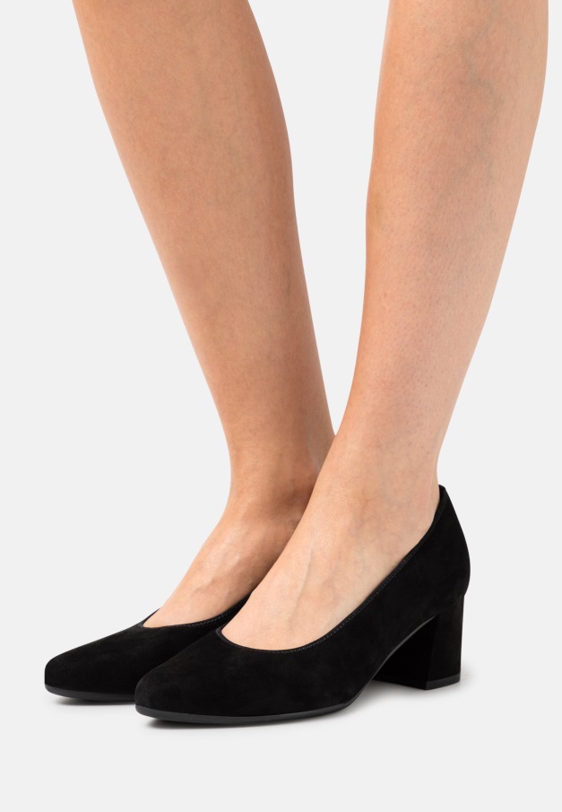 Klassiske Hæler Svarte Gabor Pumps