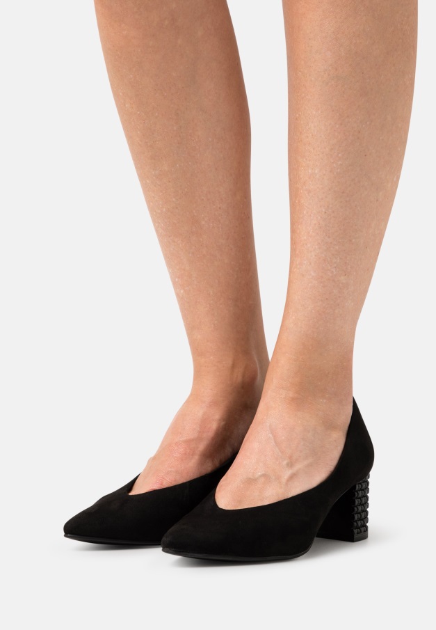 Klassiske Hæler Svarte Gabor Pumps