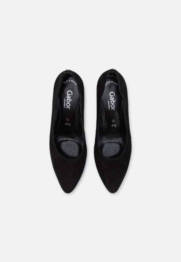 Klassiske Hæler Svarte Gabor Pumps