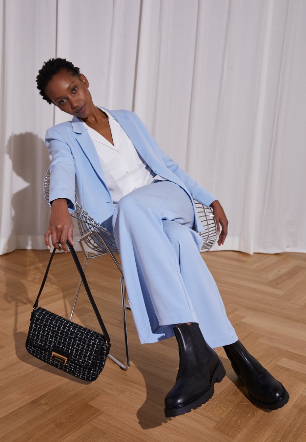 Svarte Gabor Ankelstøvletter