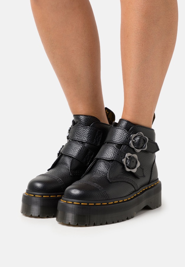 Vintage Svart Gabor Leona - Snørehæler