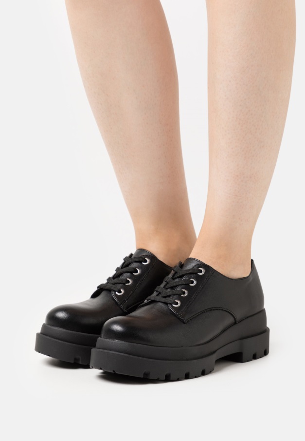 Vintage Svart Gabor Leona - Snørehæler