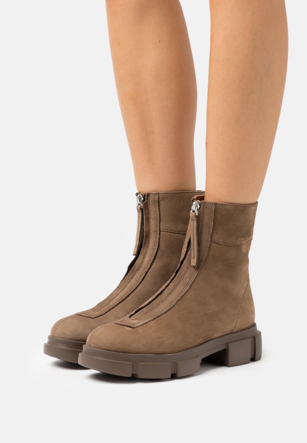 Altsilber Gabor Platform Ankelstøvletter