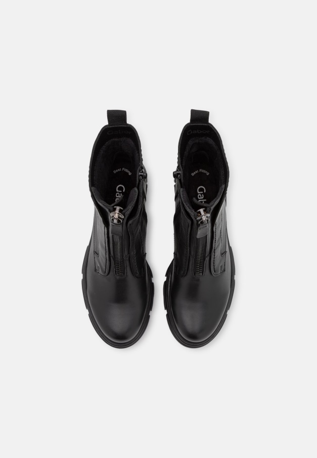 Altsilber Gabor Platform Ankelstøvletter