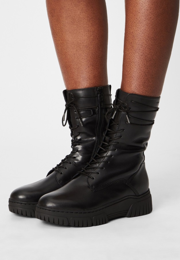 Kvinner Plattform Ankelstøvletter Svart Gabor