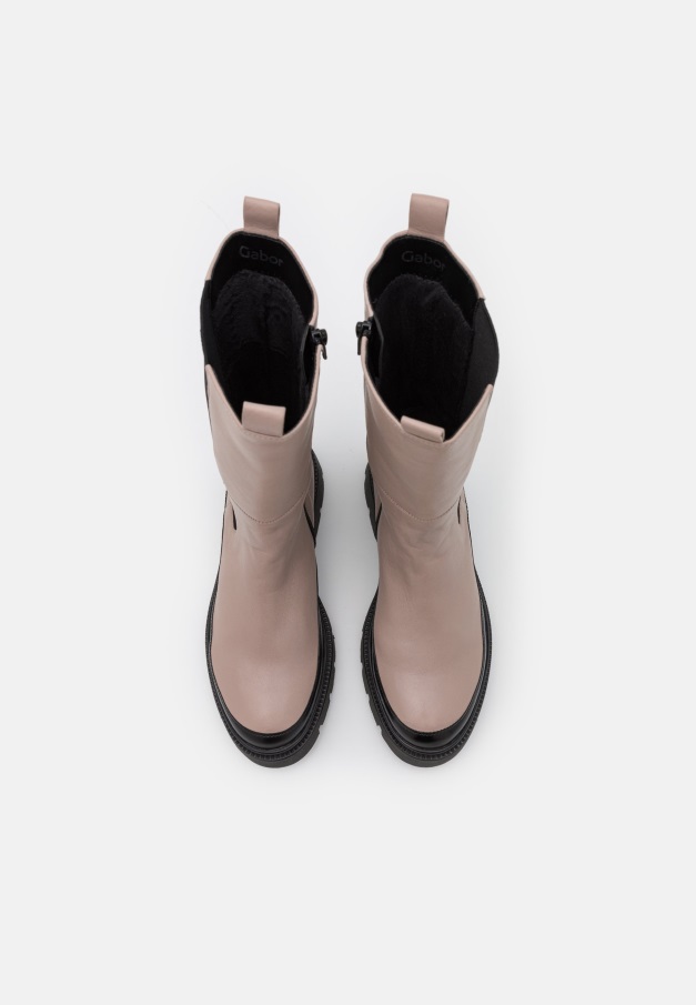 Plattformstøvler Karamell/svart Gabor