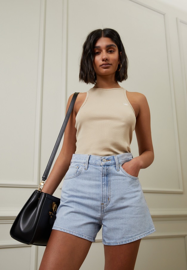 Hvite Gabor T-bar Sandaler