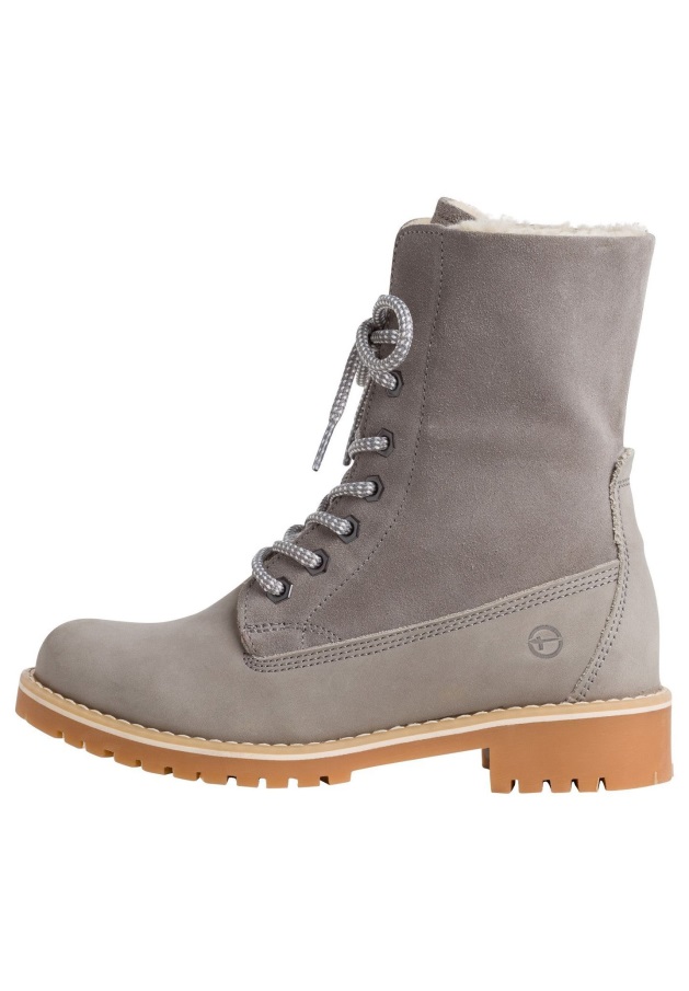 Platform Ankelstøvletter Gabor Tartufo/konjakk