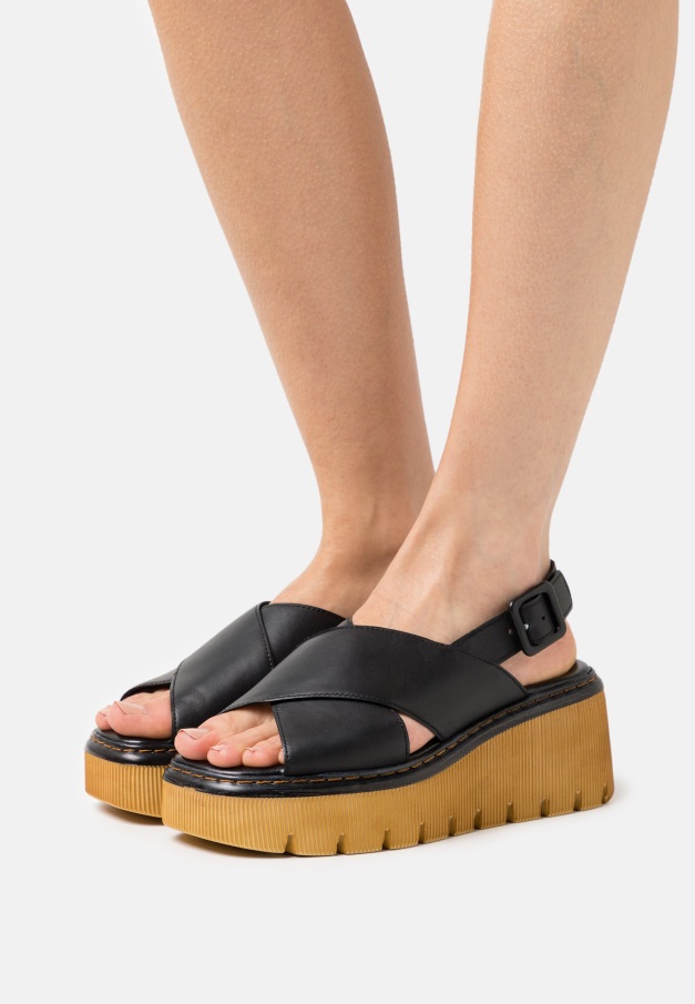 Kanin/silke/peanøtt Gabor Plattformsandaler