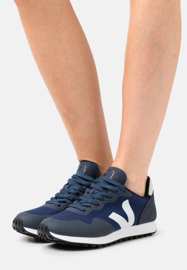 Gabor Blå/brune/hvite Joggesko