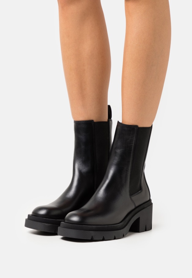 Svarte Klassiske Ankelstøvletter Gabor