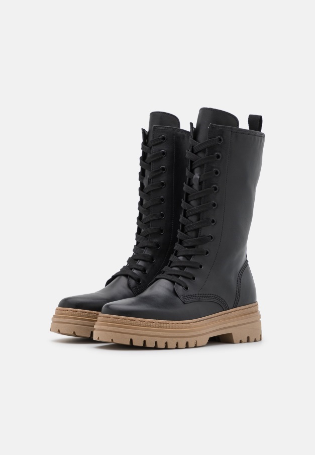 Karamell-snørestøvler Gabor