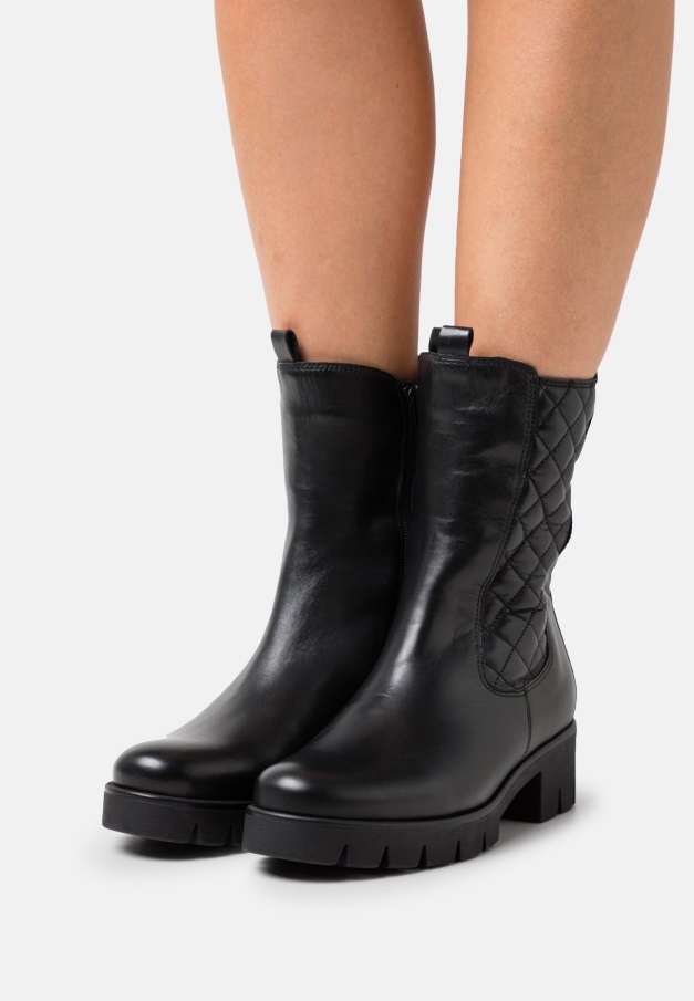 Gabor Ankelstøvletter Med Snøre Konjakk