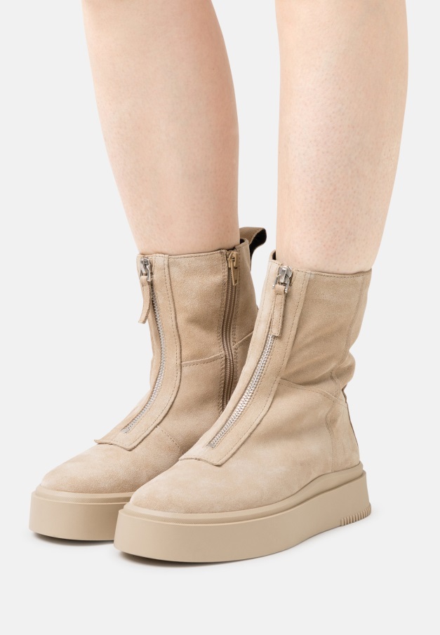 Ankelstøvletter Gabor Mørk Rosa