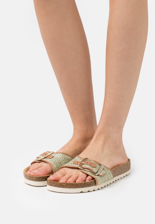 Svarte T-bar Sandaler Gabor