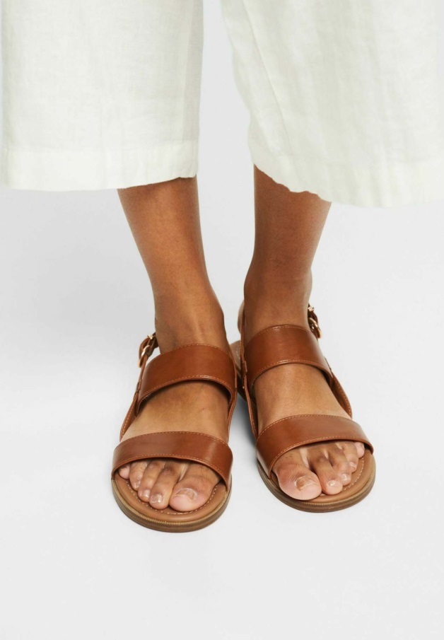 Svarte T-bar Sandaler Gabor