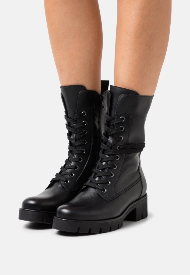 Grønne Army Ankelstøvletter Gabor