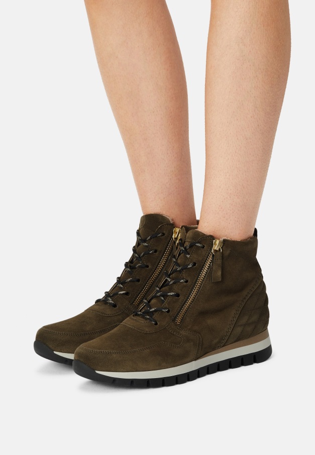 Ankelstøvletter Gabor Grønn Army
