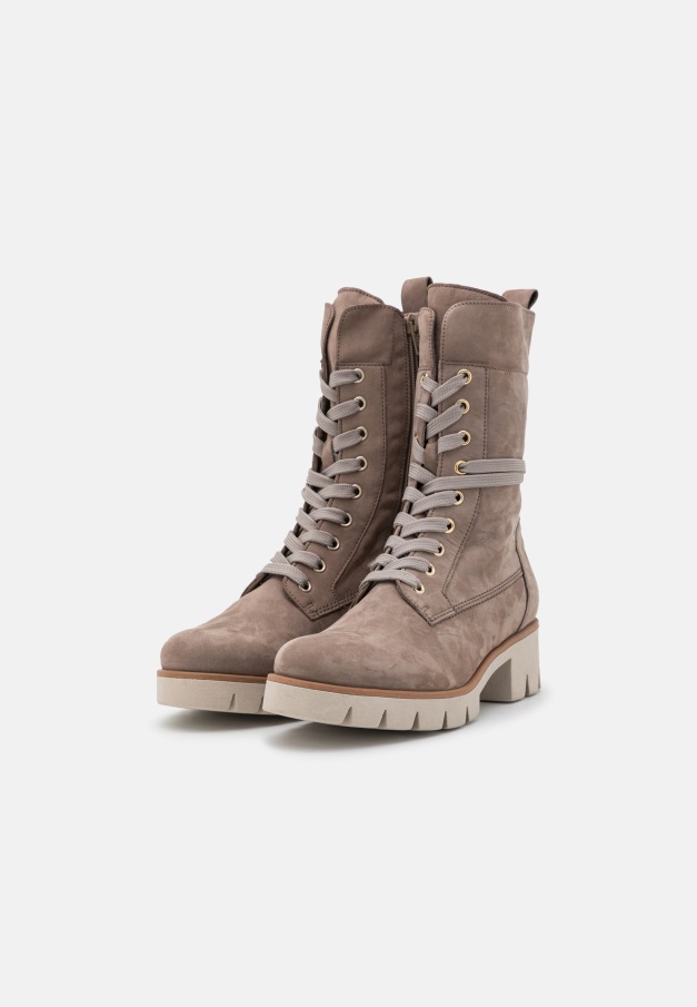 Fango/støv Gabor Ankelstøvletter Med Snøre