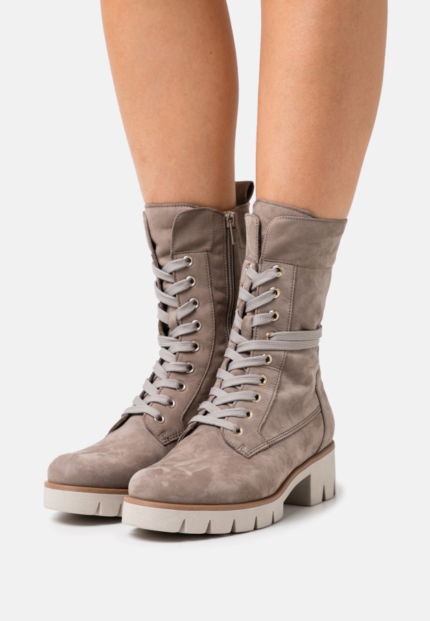 Fango/støv Gabor Ankelstøvletter Med Snøre