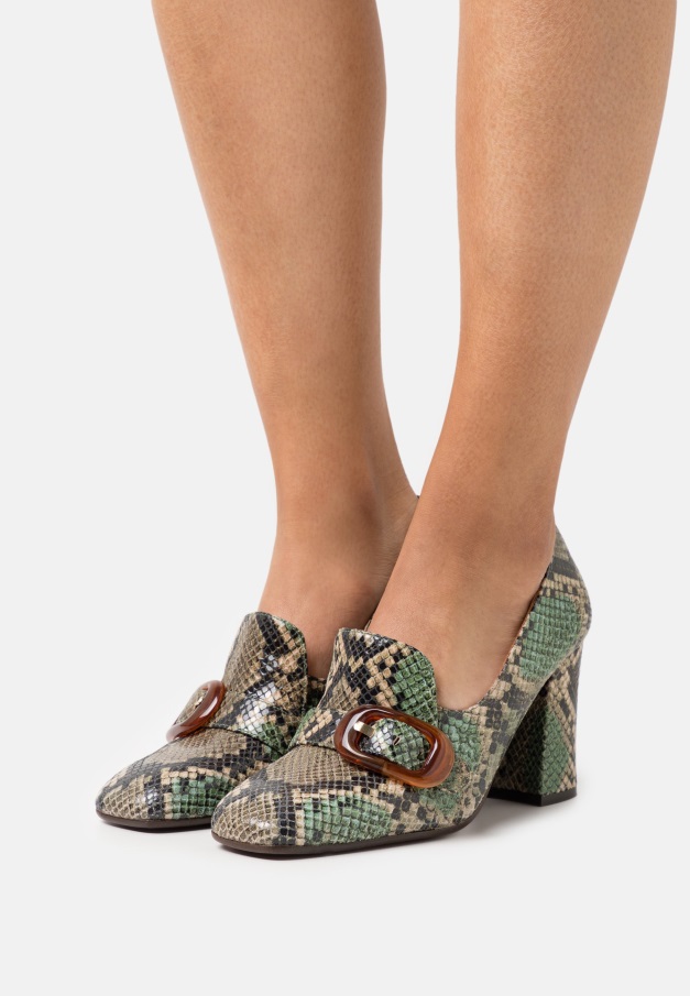 Gabor Mørkeblått Skinn - Klassiske Hæler