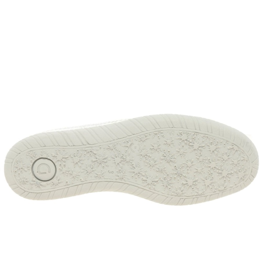 Amulett Kvinners Wide Fit Joggesko Gabor Hvit/argento