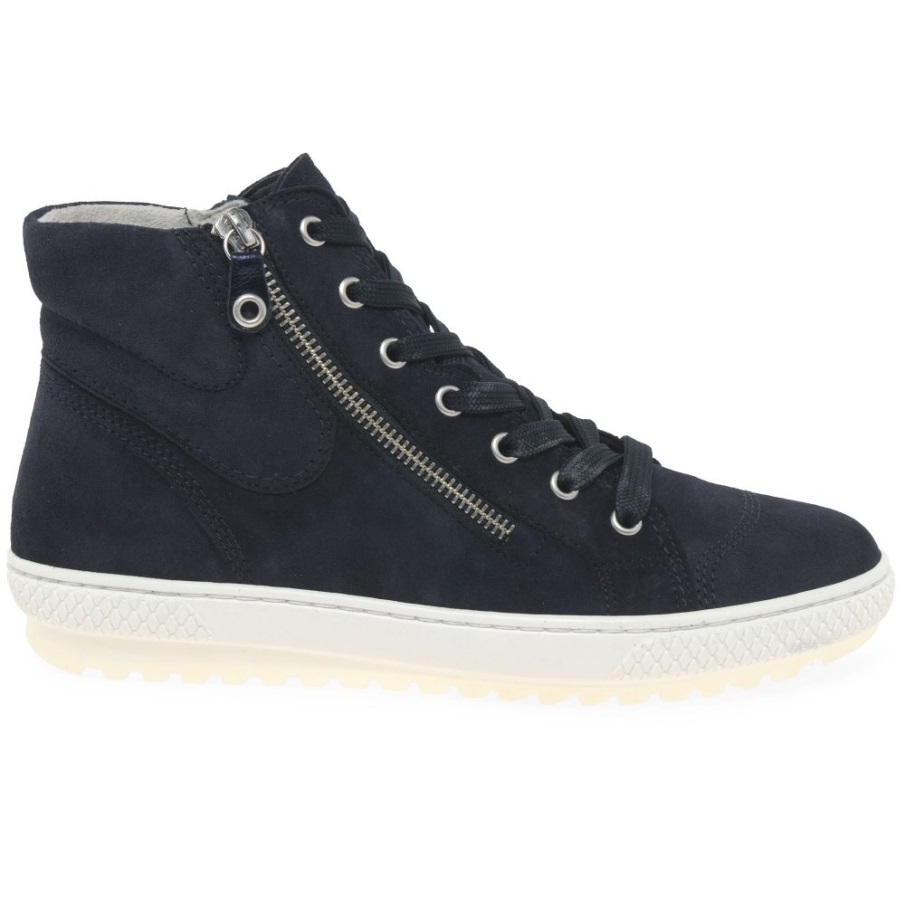 Atlantic Semsket Skinn/metallic Gabor Bulner, Uformelle Ankelstøvletter For Damer