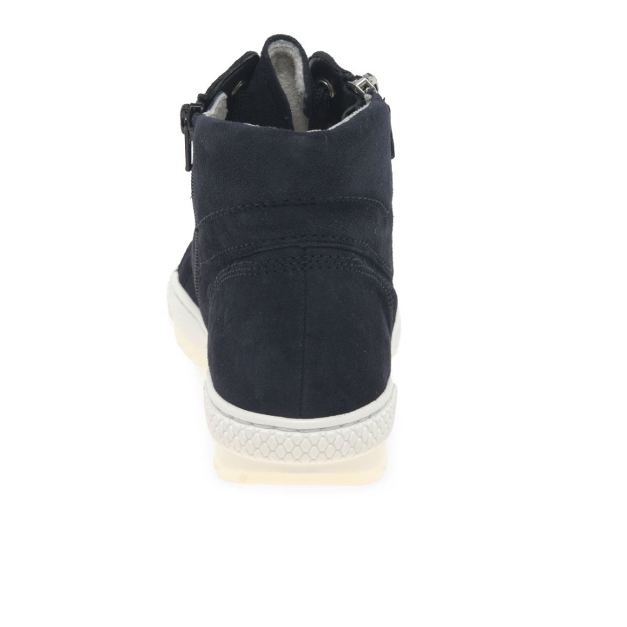 Atlantic Semsket Skinn/metallic Gabor Bulner, Uformelle Ankelstøvletter For Damer