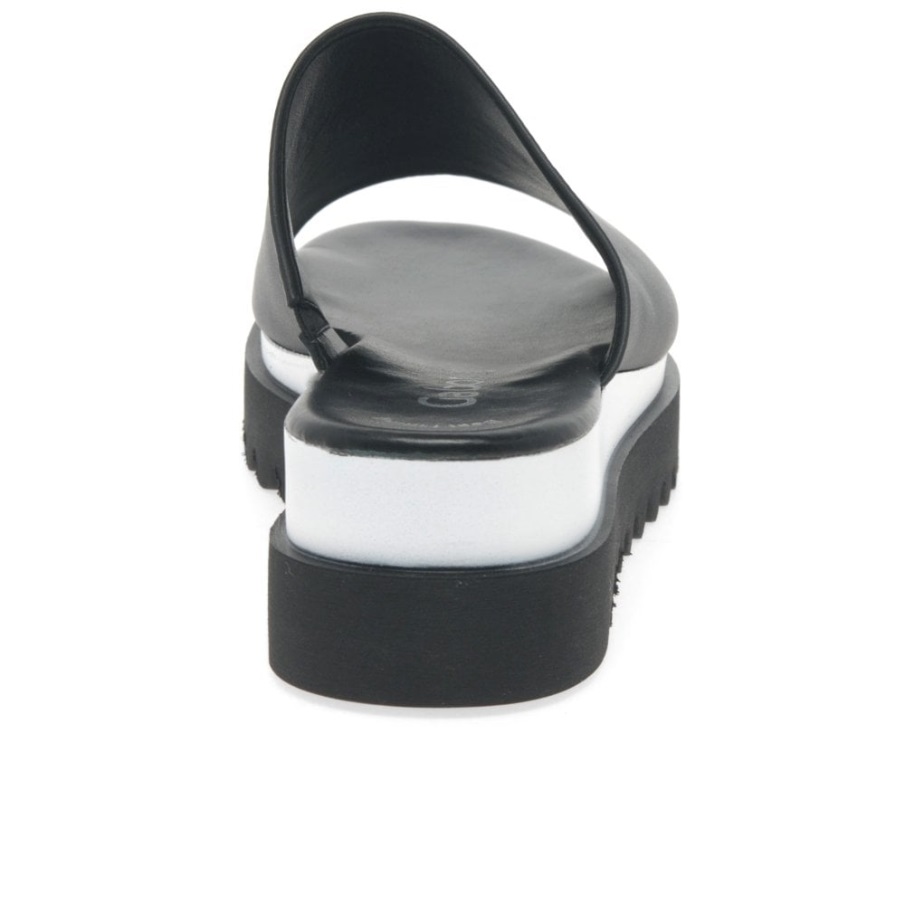 Svart Emily- Rose Kvinners Plattform Muldyr Gabor