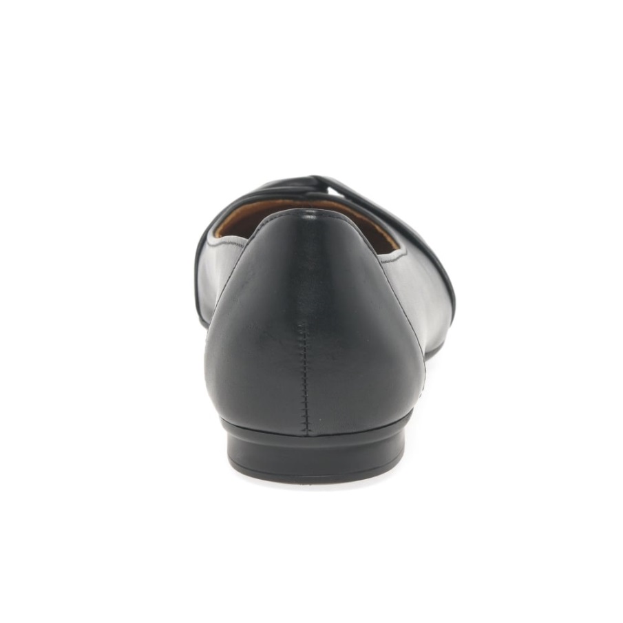 Svarte Gabor Frost Ballerinapumper For Kvinner