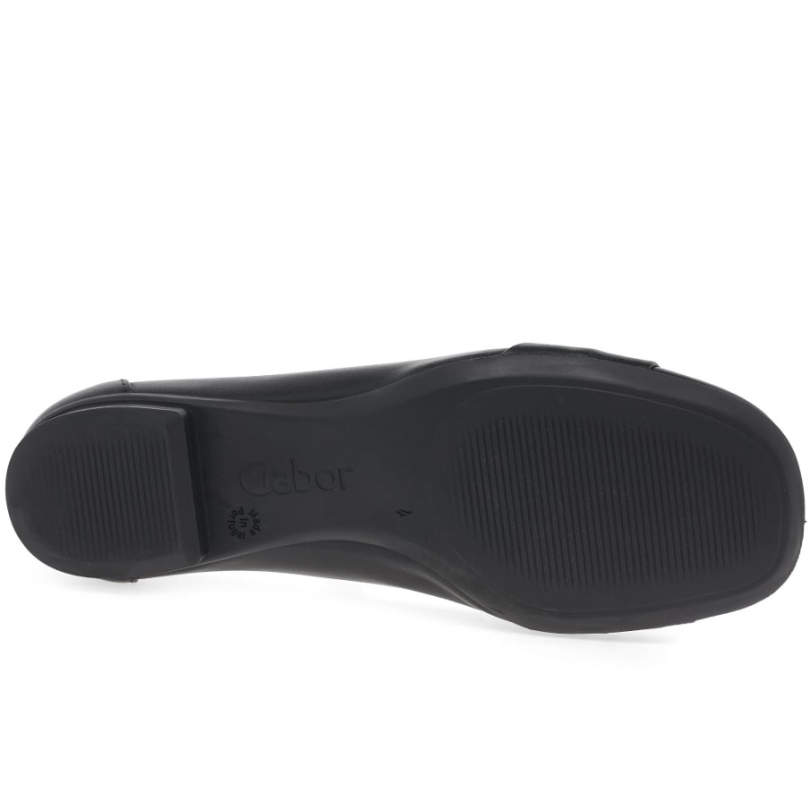 Svarte Gabor Frost Ballerinapumper For Kvinner