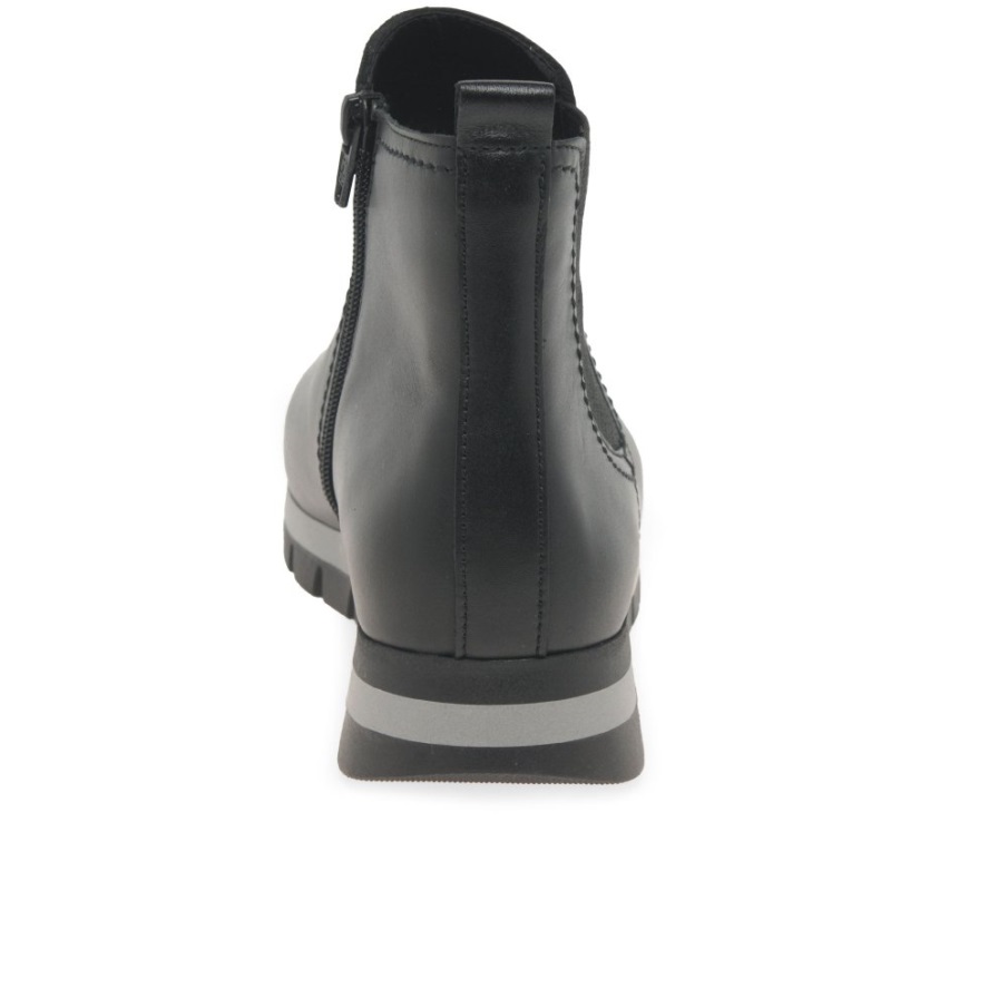 Svarte Gabor Teller Ankelstøvletter For Kvinner