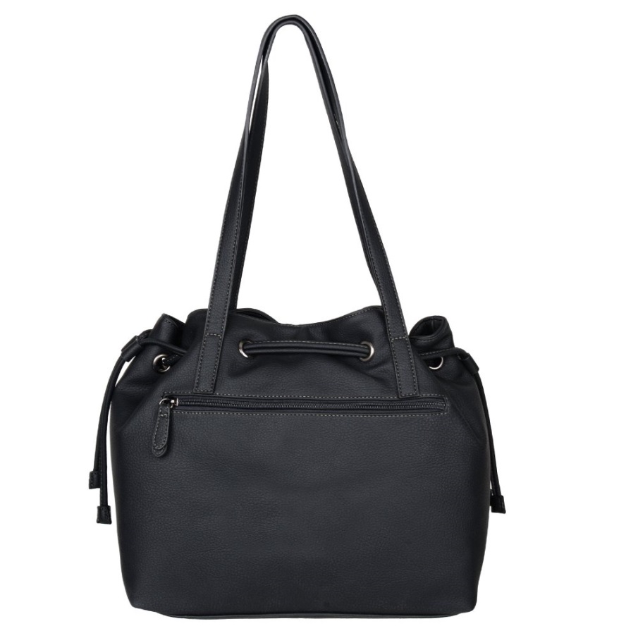 Svart Print Gabor Norge Malu Snøring Dame Skulderveske