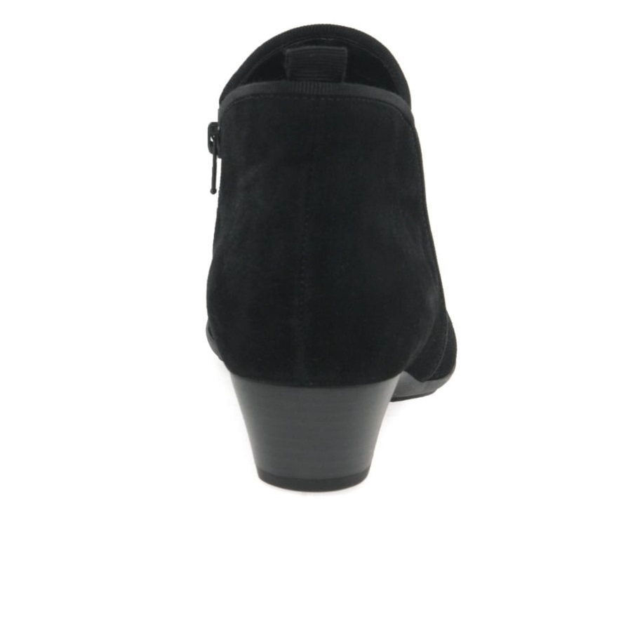 Svart Semsket Trudy Ankelstøvletter For Kvinner Gabor