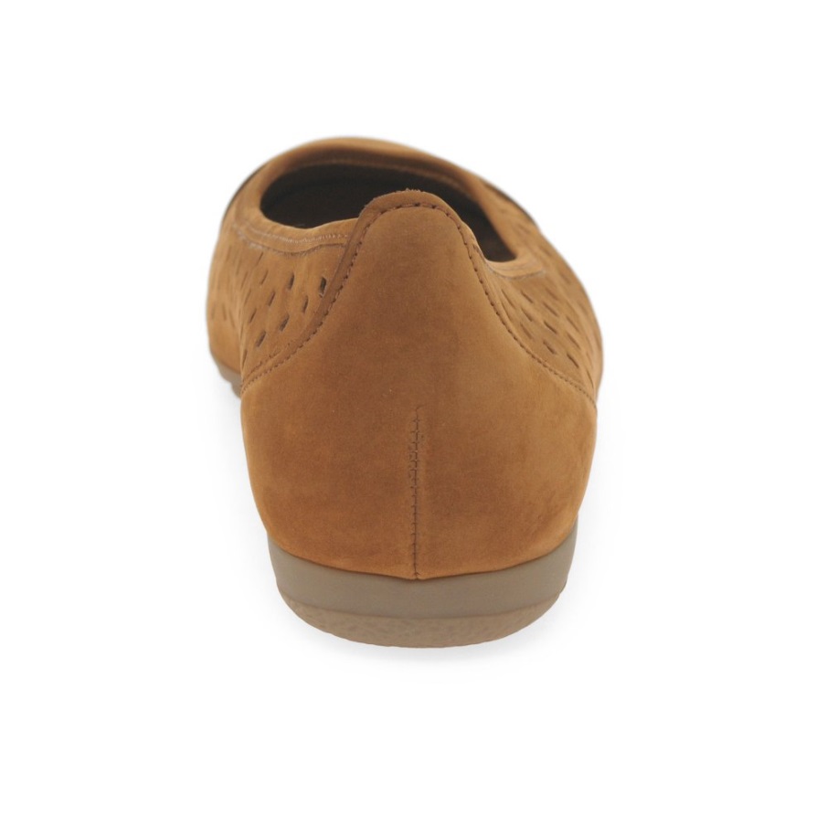 Brandy Nubuck Gabor Volanger, Stansede Detaljer, Fritidssko