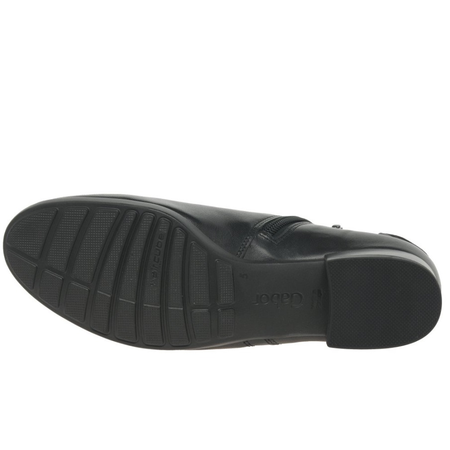 Briano Dame Ankelstøvletter Svart/ Semsket Skinn Gabor