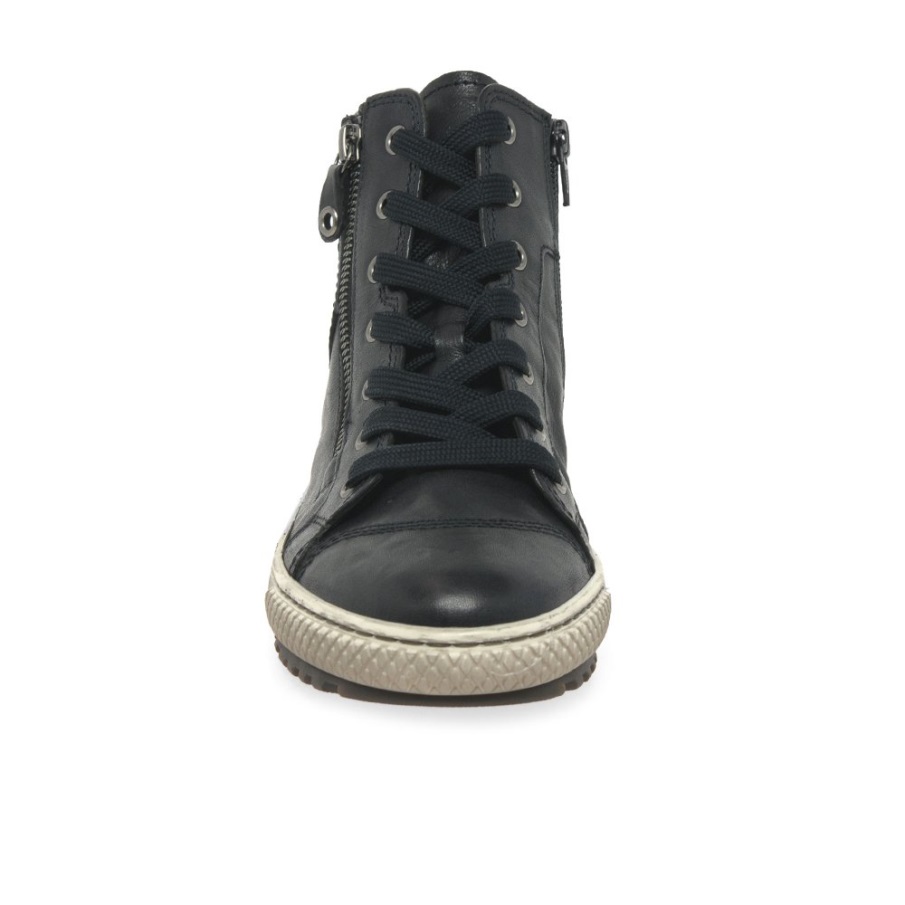 Bulner Uformelle Ankelstøvletter For Kvinner Gabor Marine Tucson