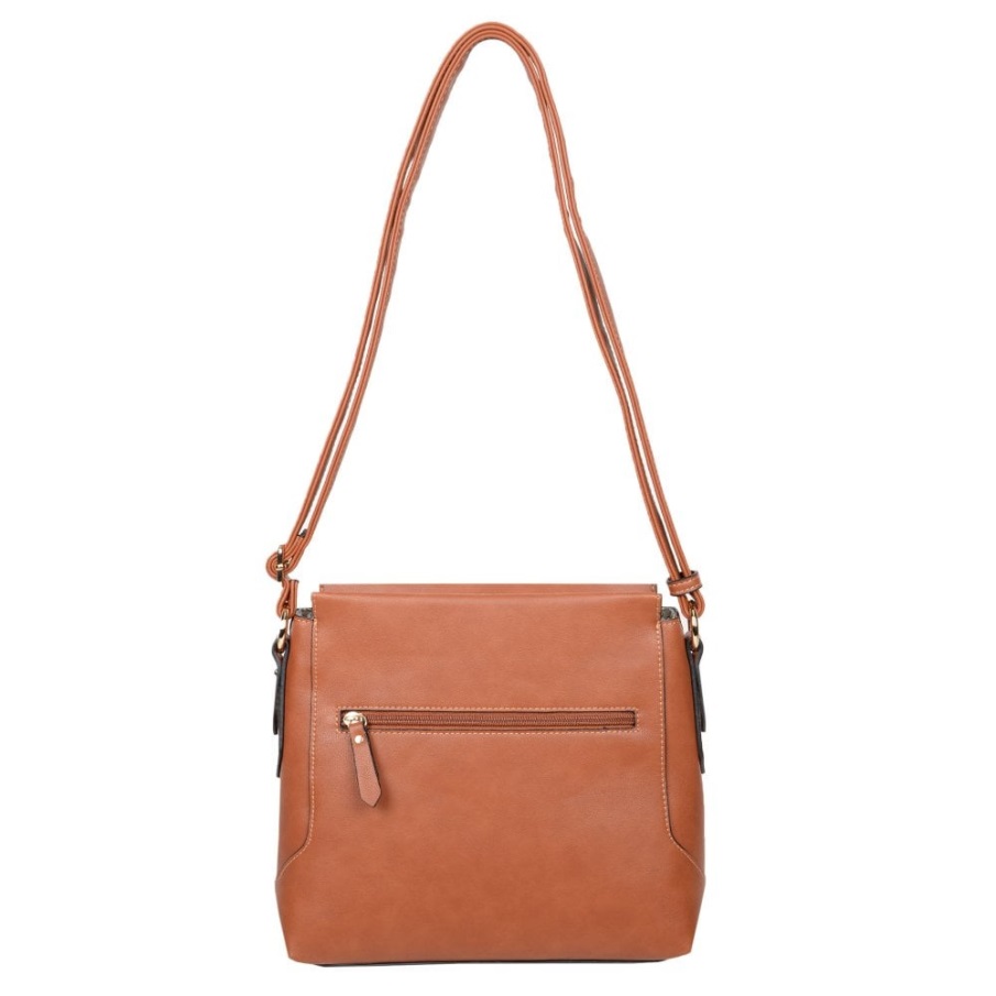 Cognac Sarda Messenger Veske For Dame Gabor