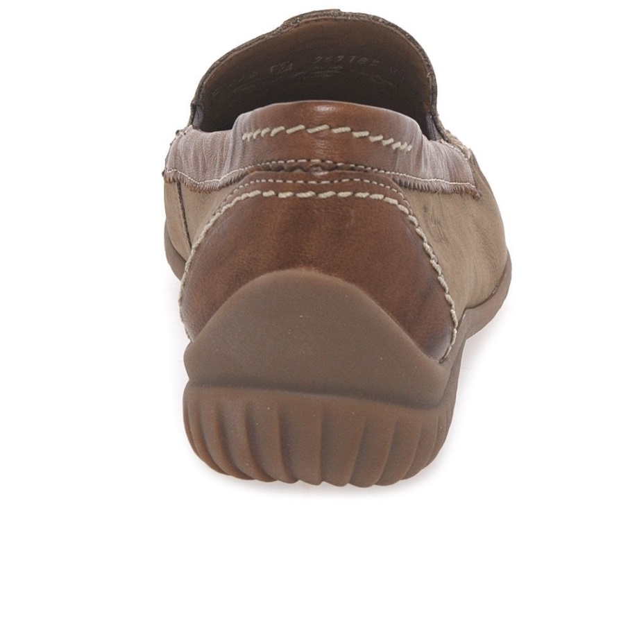 Corda Nubuck/tan California Sporty Damemokkasiner Gabor