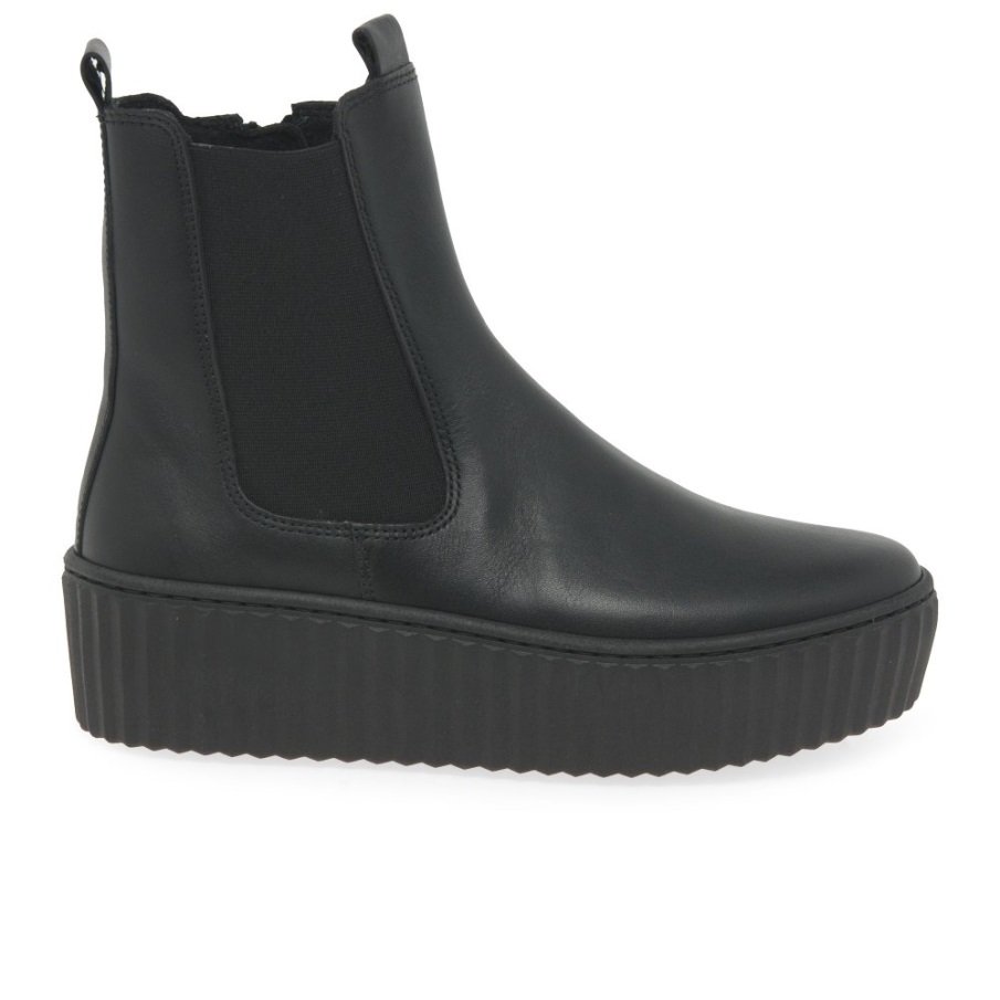 Desember Dame Chelsea Boots Gabor Svart