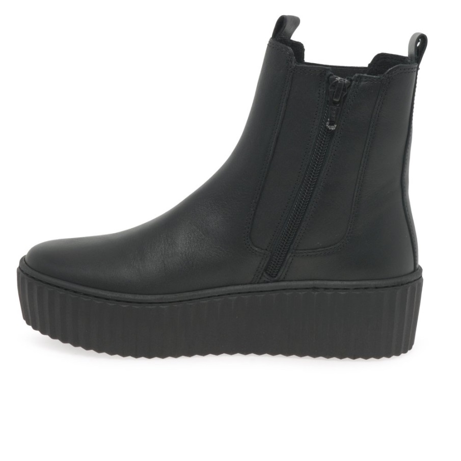 Desember Dame Chelsea Boots Gabor Svart