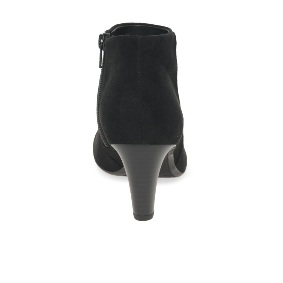 Fatale Ankelstøvletter For Kvinner Gabor Velet Svart