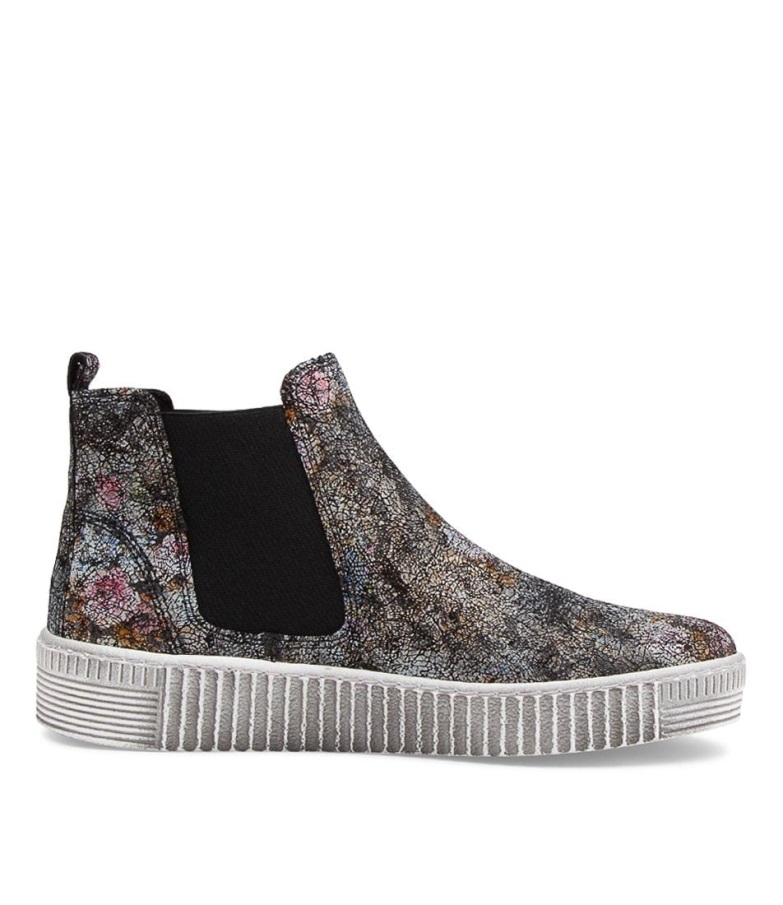 Gabor Angels Schwarz Chelsea-støvler I Skinn