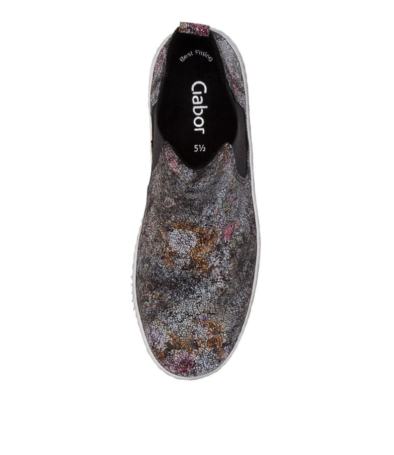 Gabor Angels Schwarz Chelsea-støvler I Skinn