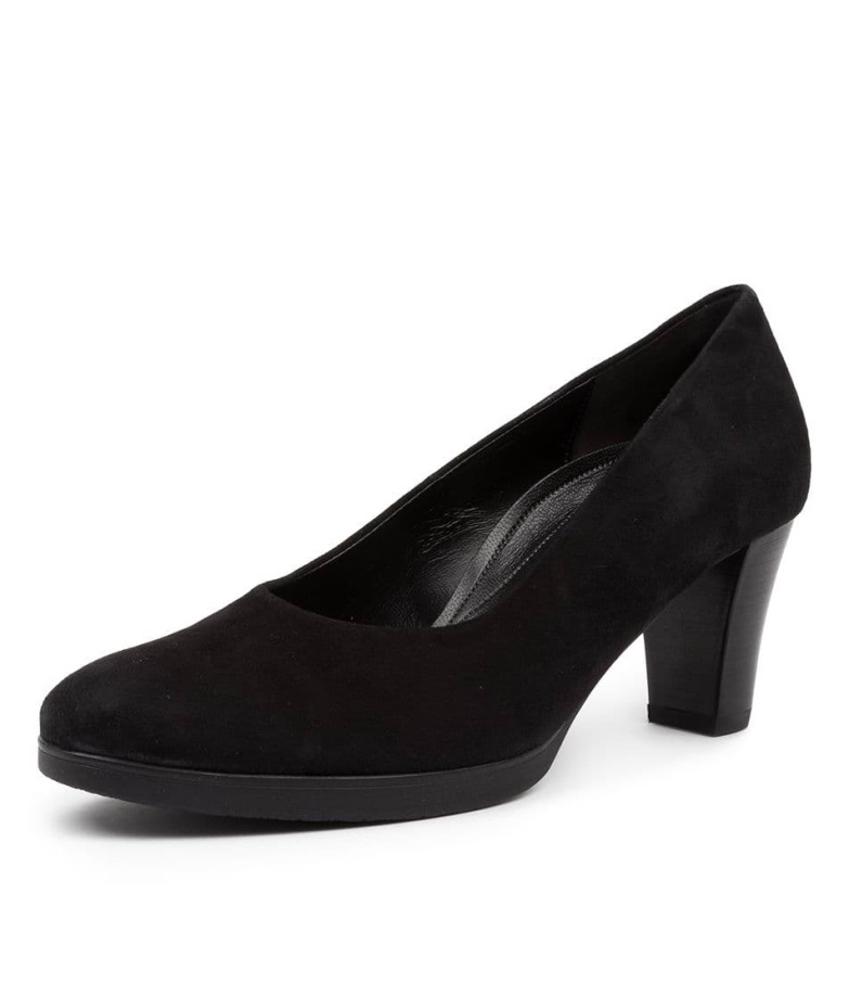 Gabor Beverly Schwarz Semsket Skinn