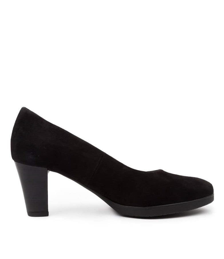 Gabor Beverly Schwarz Semsket Skinn