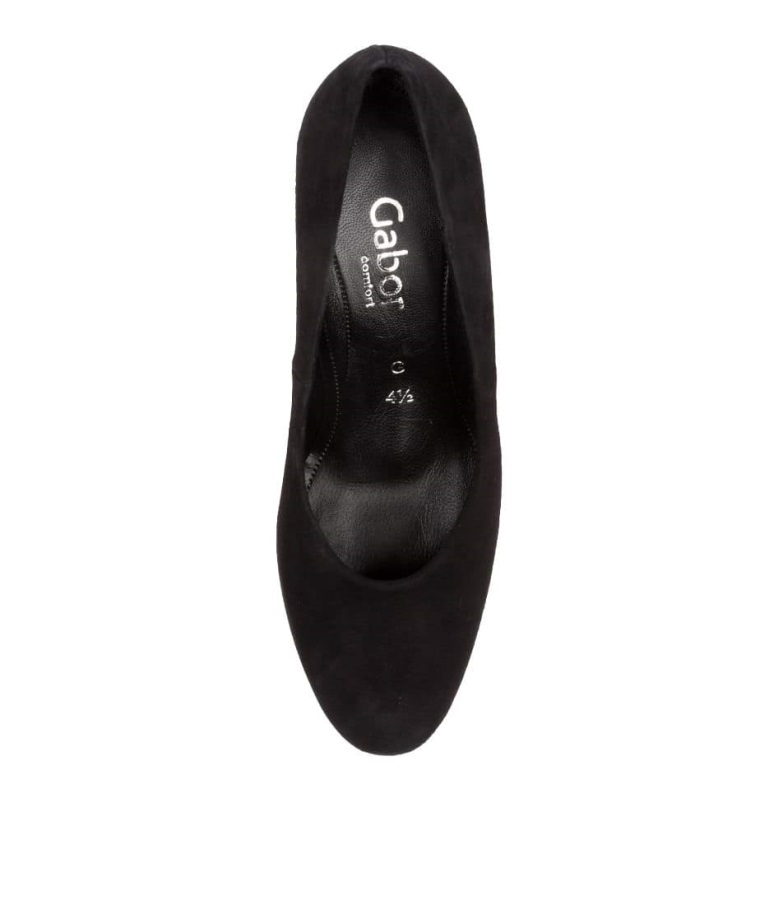 Gabor Beverly Schwarz Semsket Skinn