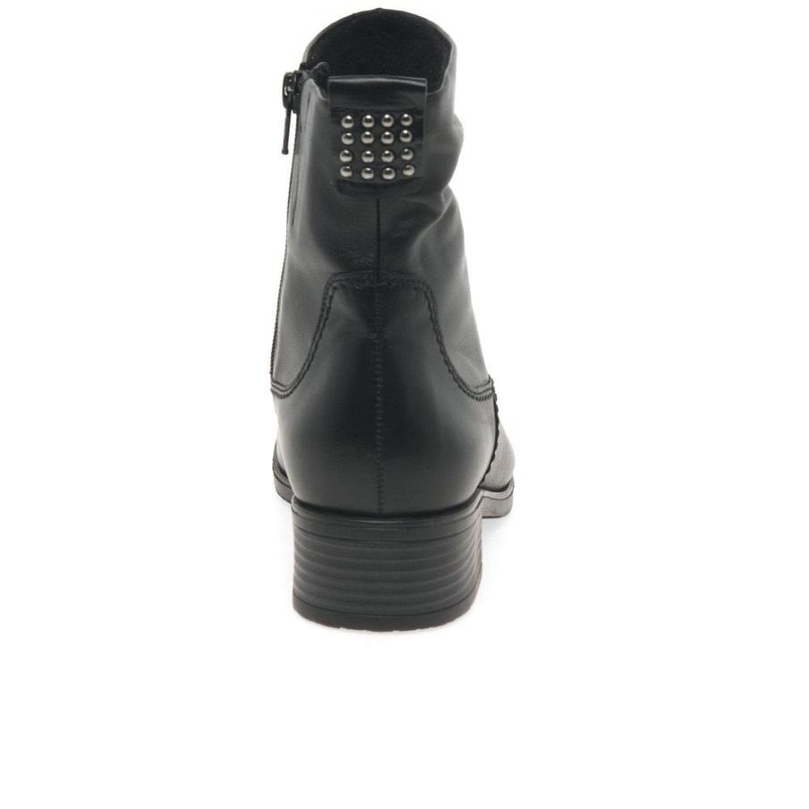 Gabor Norge Svarte Mopsy Ankelstøvletter For Kvinner